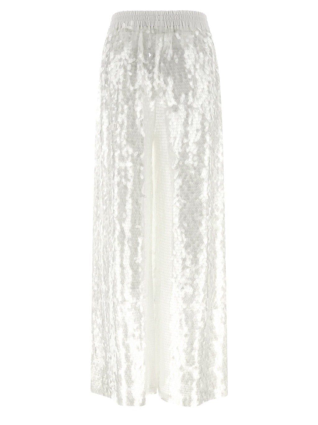 Norma Kamali White Nylon Casual Pants