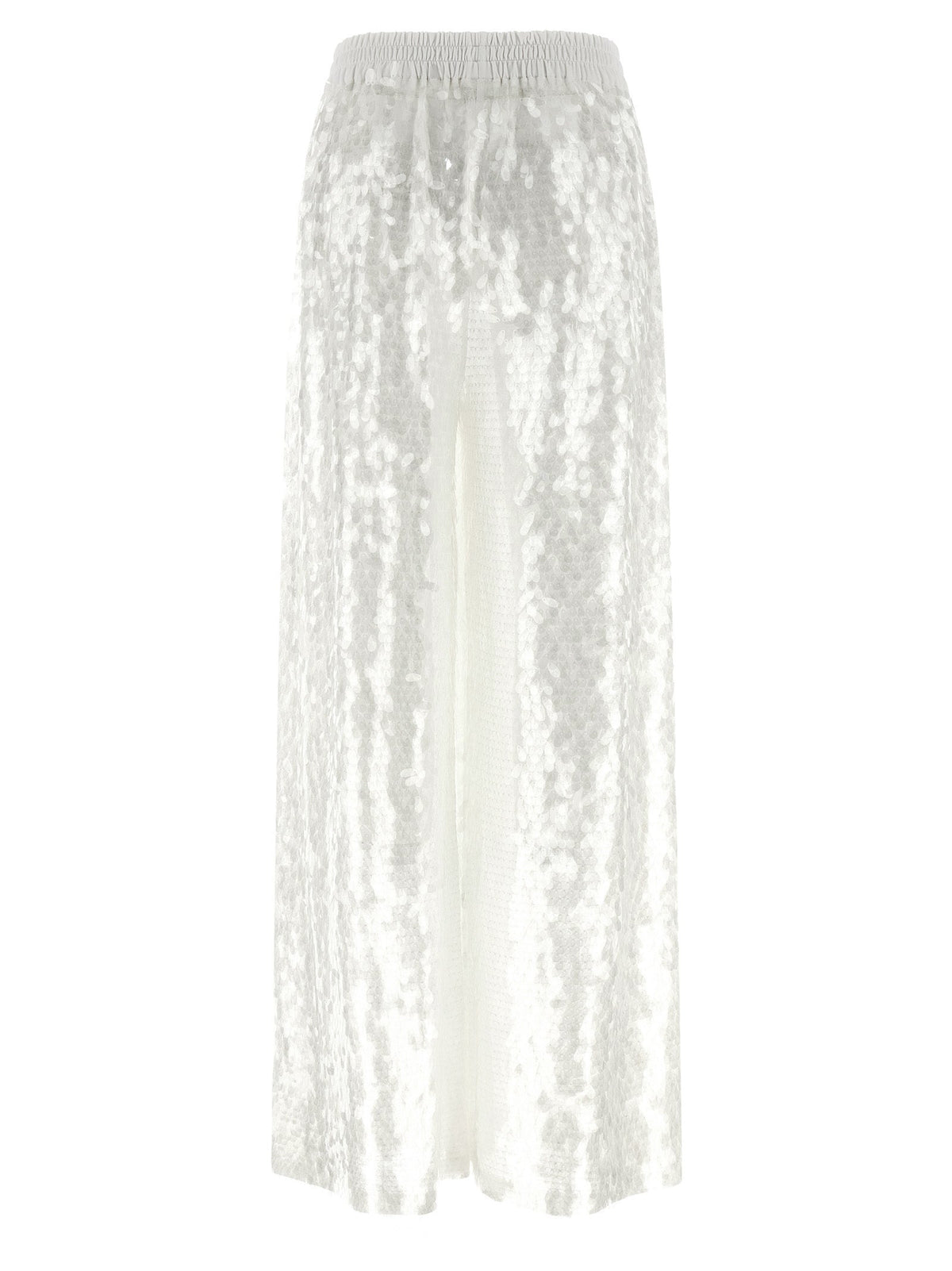 Norma Kamali White Nylon Casual Pants
