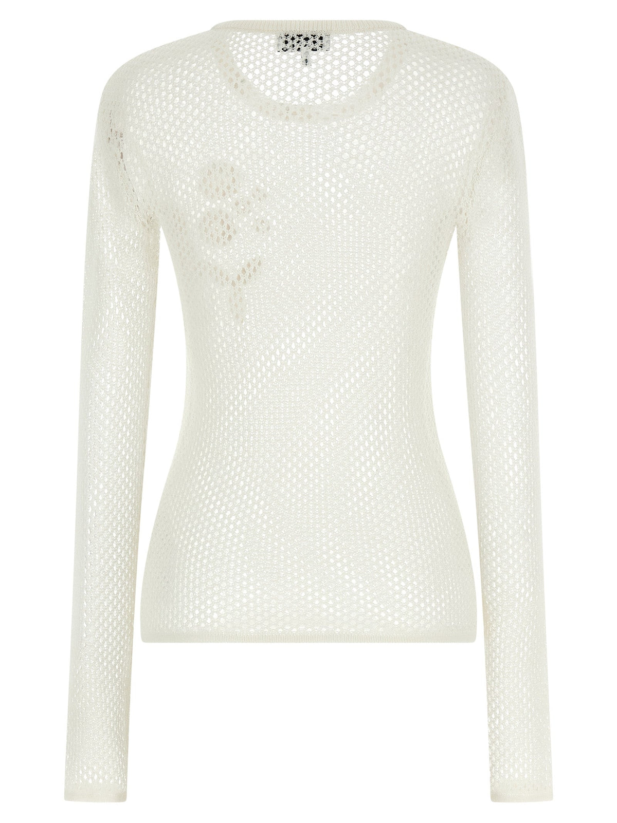 Ganni White Organic Cotton Cardigan