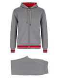 Kiton Gray Cotton Sweatsuit