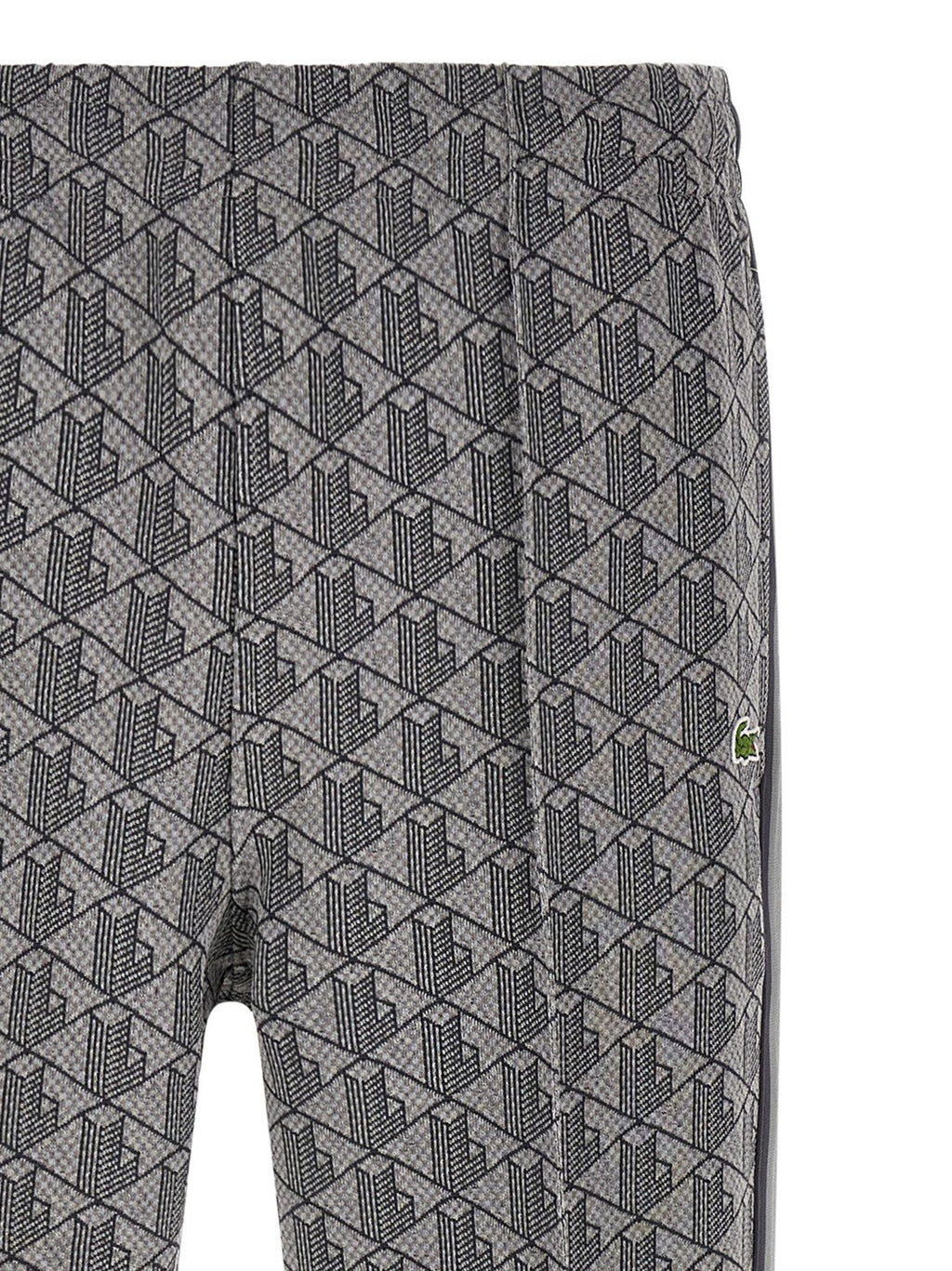 Lacoste Gray Polyester Joggers (Workout Pants)