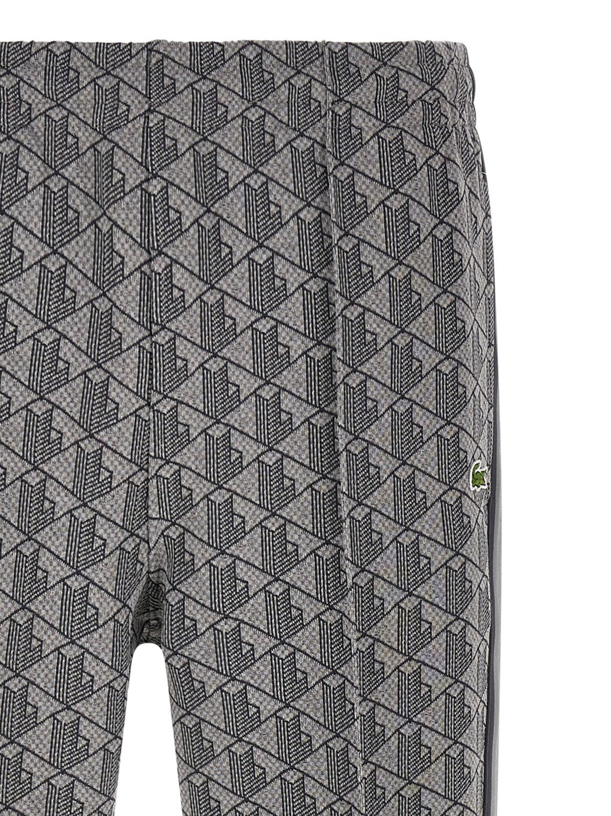 Lacoste Gray Polyester Joggers (Workout Pants)