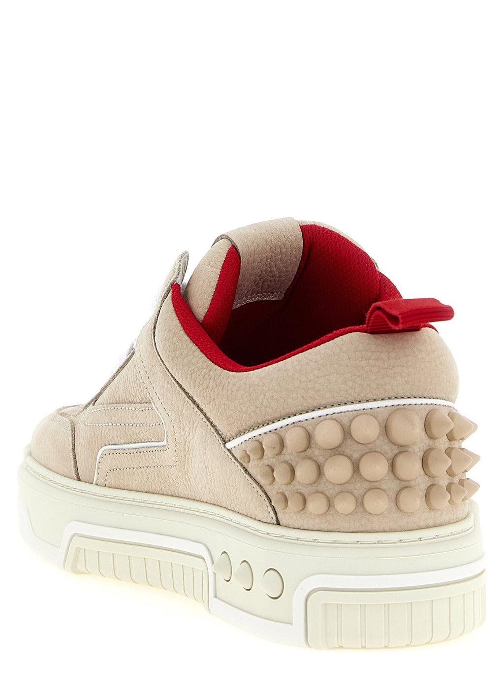 Christian Louboutin Beige Calfskin Athletic Sneakers