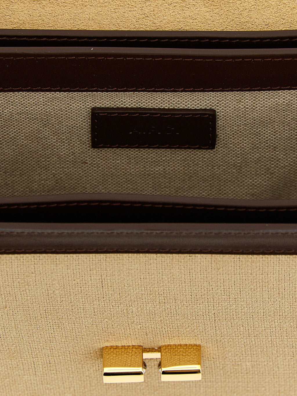 A.P.C. Beige Cotton Crossbody Bag