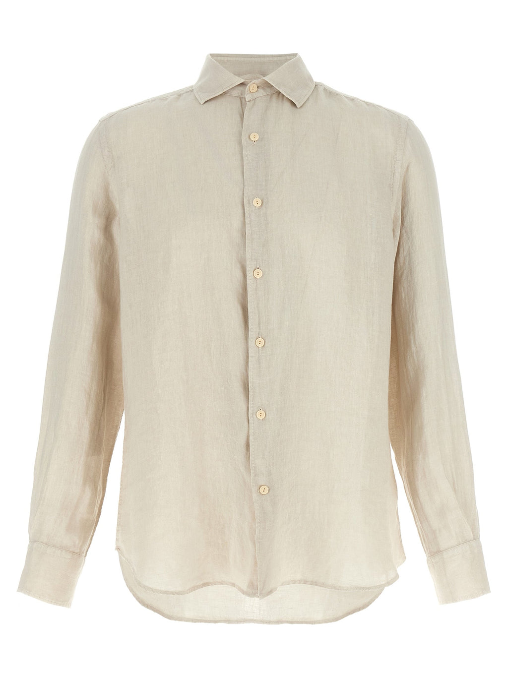 MC2 Saint Barth Beige Linen Blouse