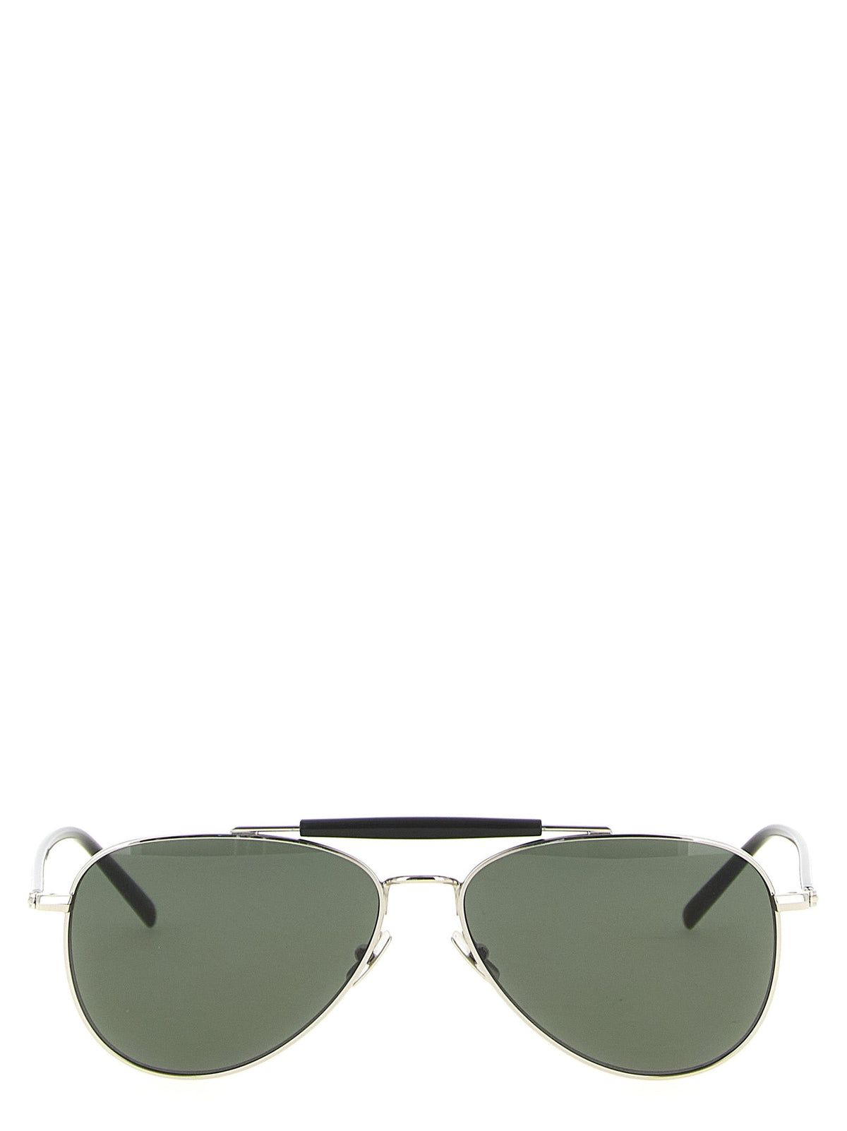 Saint Laurent Silver Acetate Sunglasses