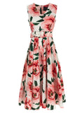 SAMANTHA SUNG Multicolor Cotton Midi Dress