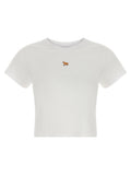 Maison Kitsuné White Cotton T-Shirt