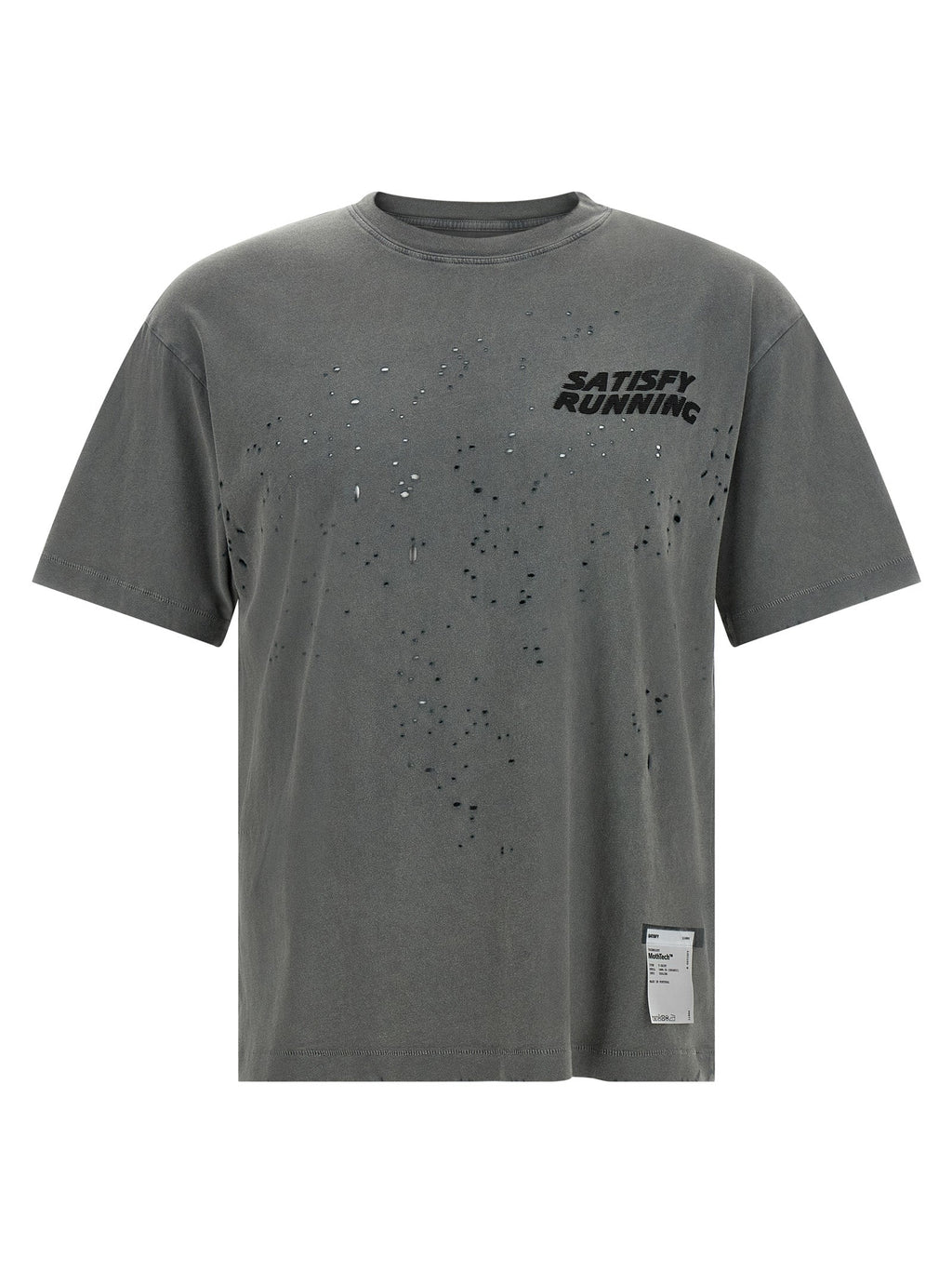 SATISFY Gray Organic Cotton T-Shirt
