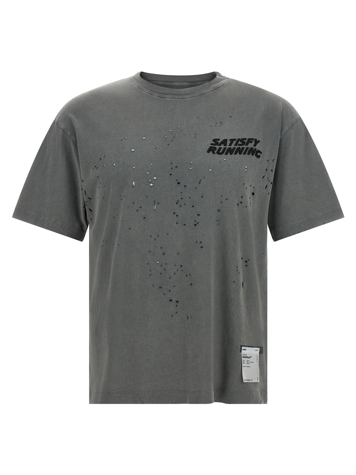 SATISFY Gray Organic Cotton T-Shirt