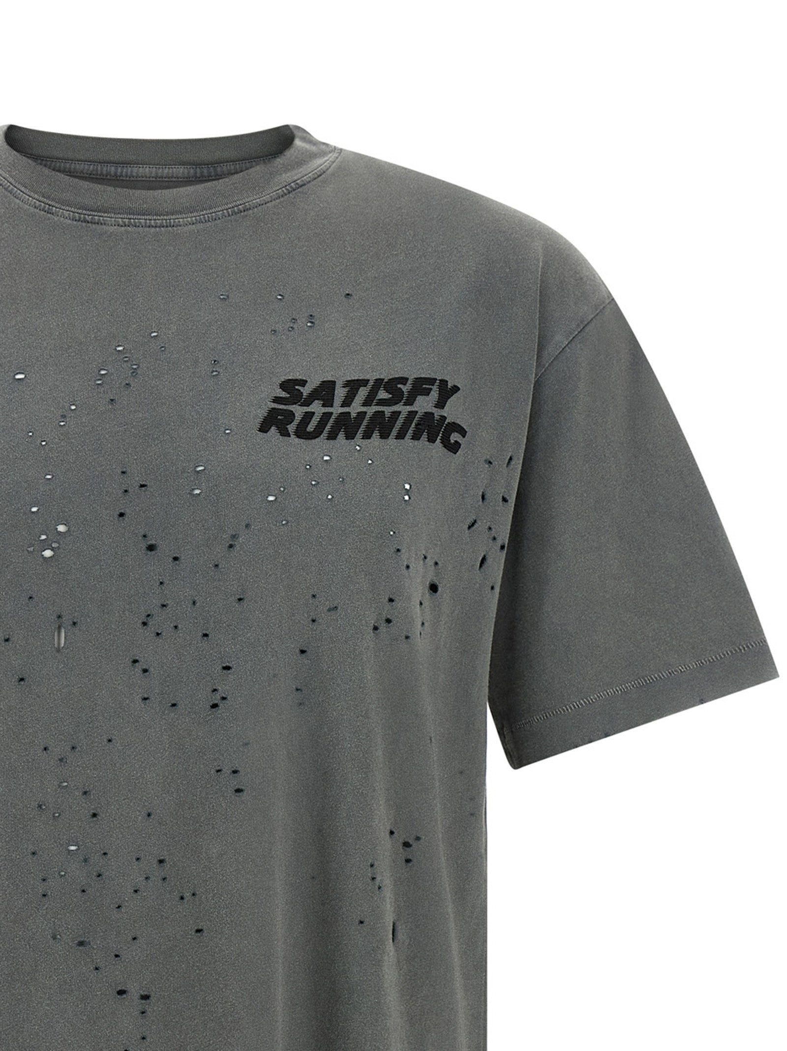 SATISFY Gray Organic Cotton T-Shirt