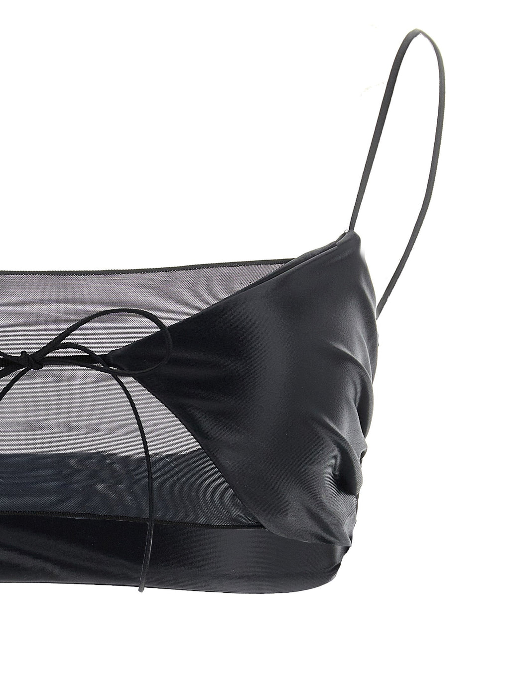 ALLIS Black Polyester Bikini
