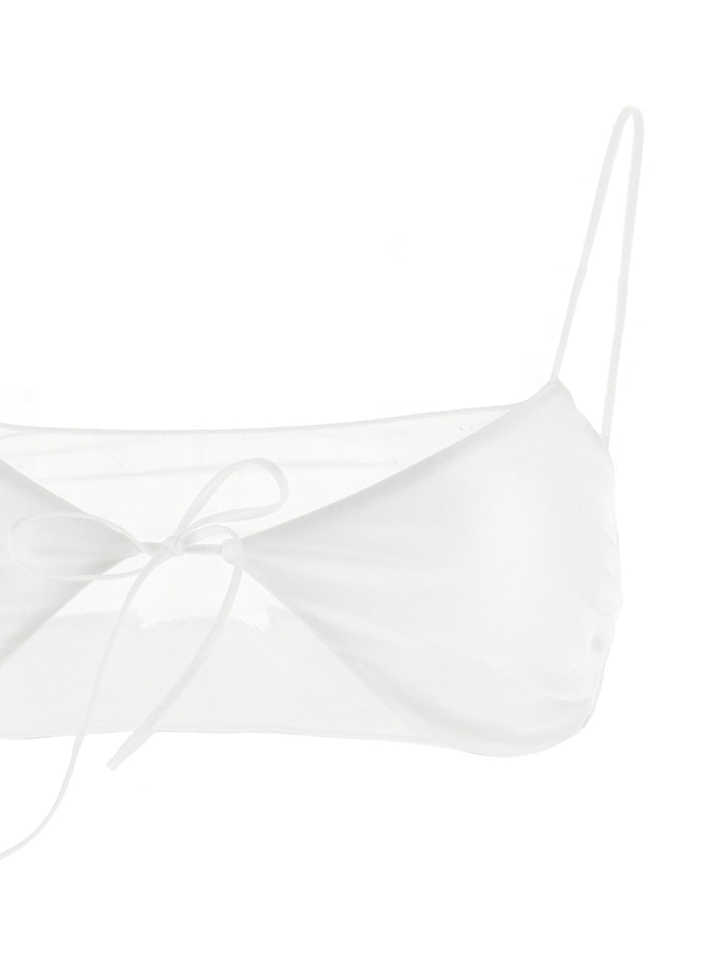 ALLIS White Polyester Bikini