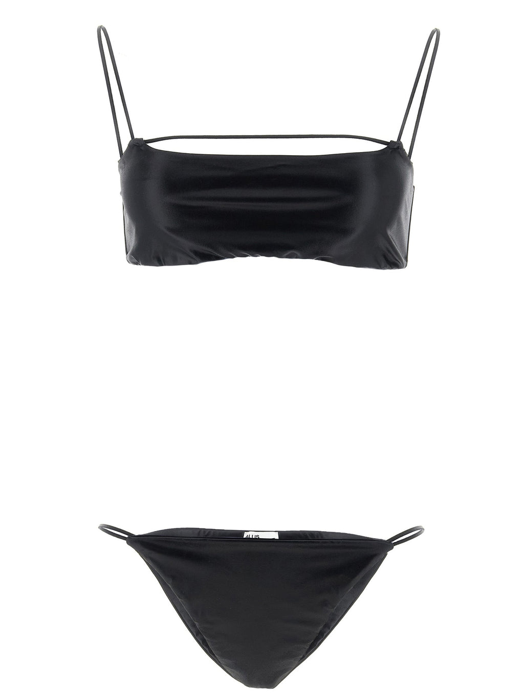 ALLIS Black Polyester Bikini