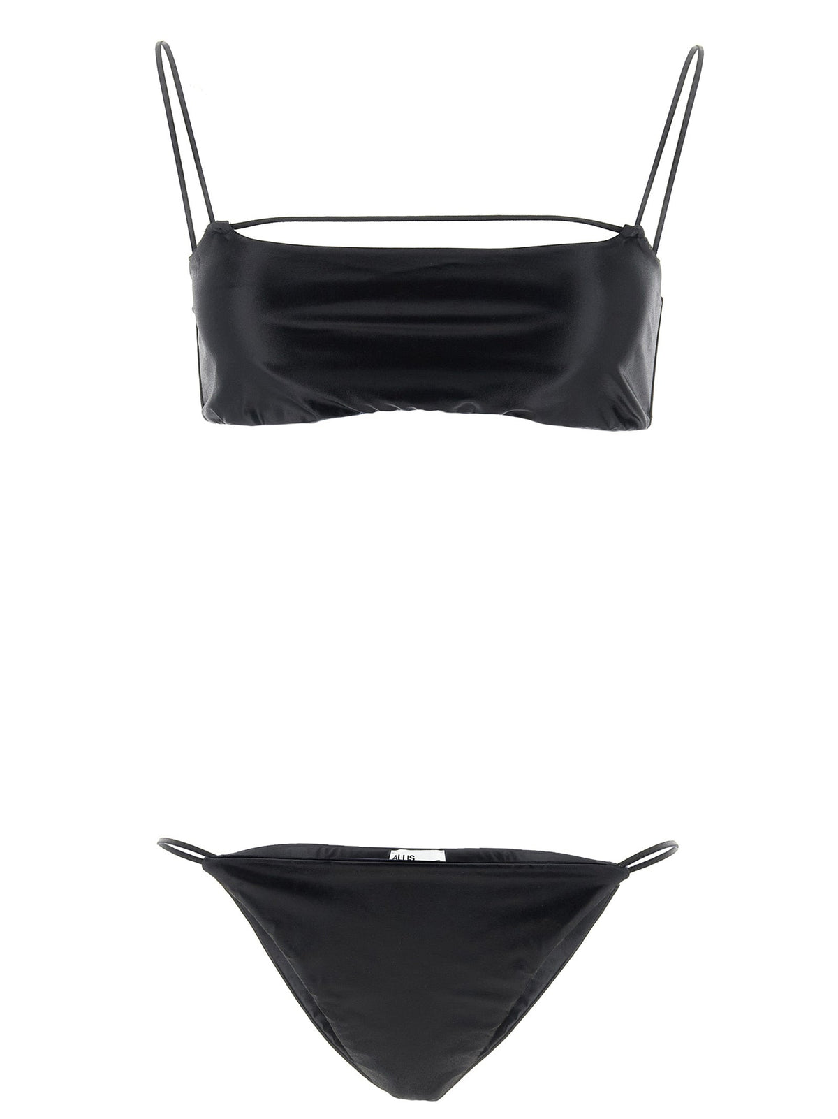 ALLIS Black Polyester Bikini
