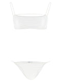ALLIS White Polyester Bikini