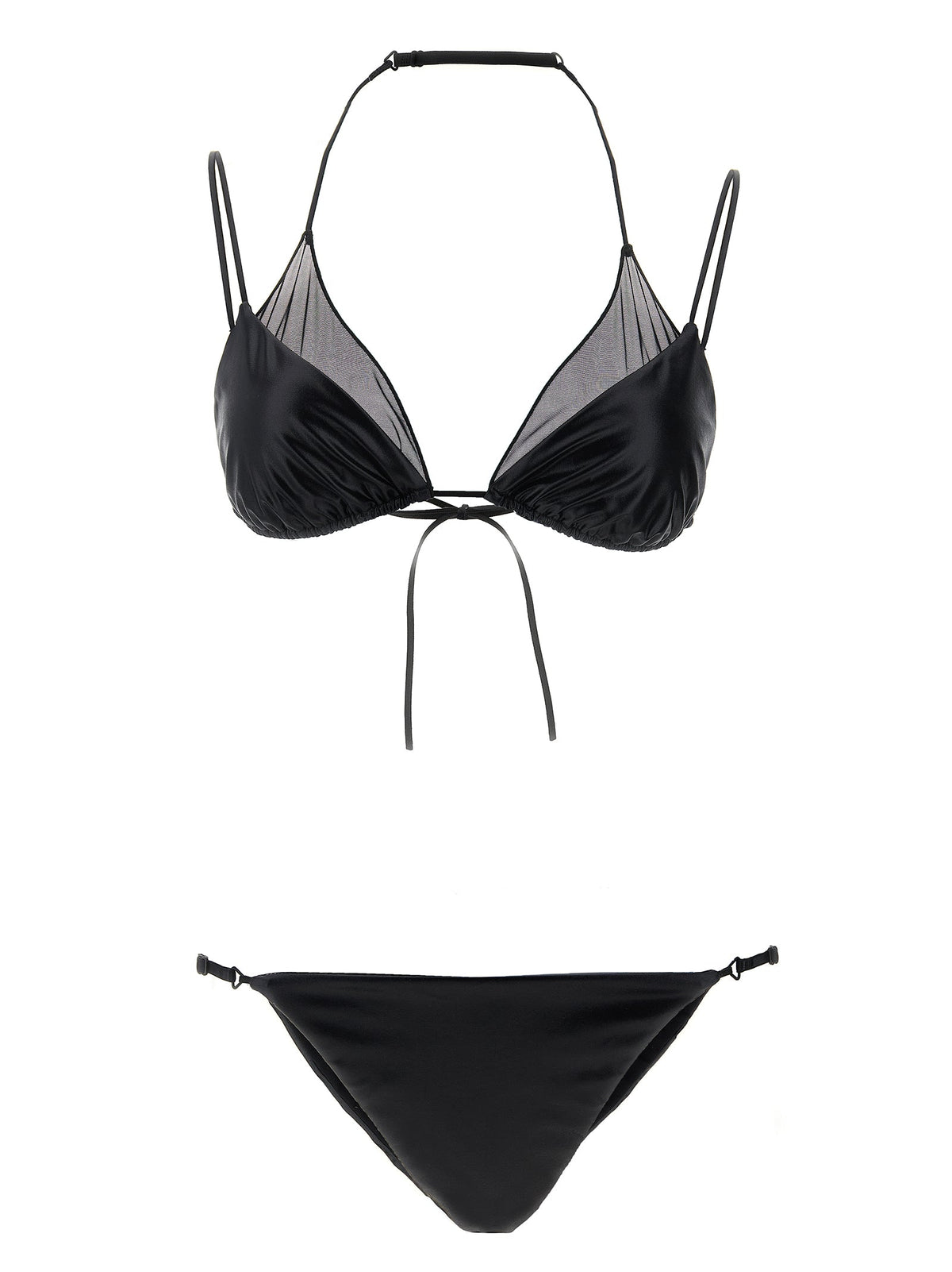 ALLIS Black Polyester Bikini