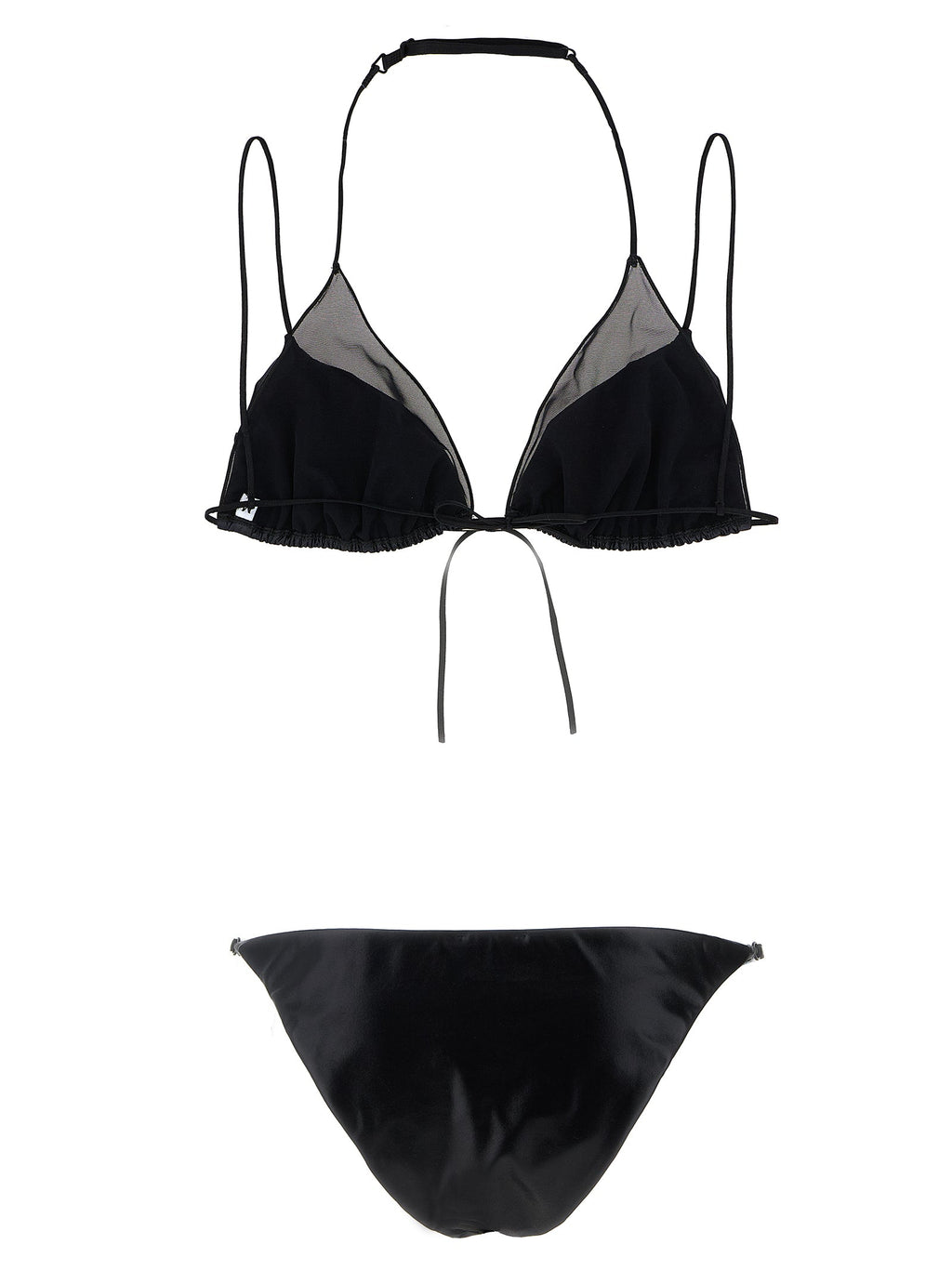 ALLIS Black Polyester Bikini