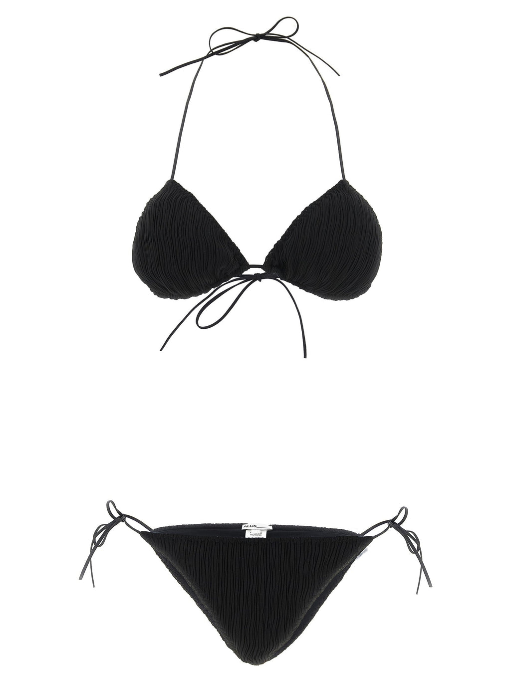 ALLIS Black Polyester Bikini