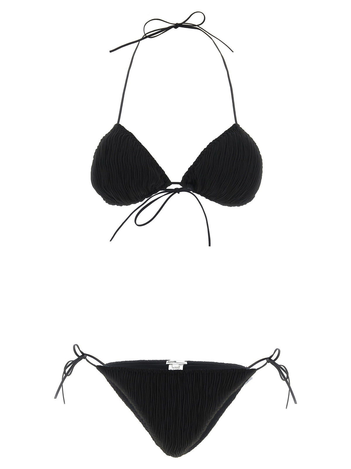 ALLIS Black Polyester Bikini