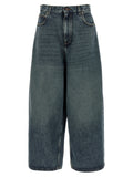 Balenciaga Blue Cotton Relaxed Fit Jeans