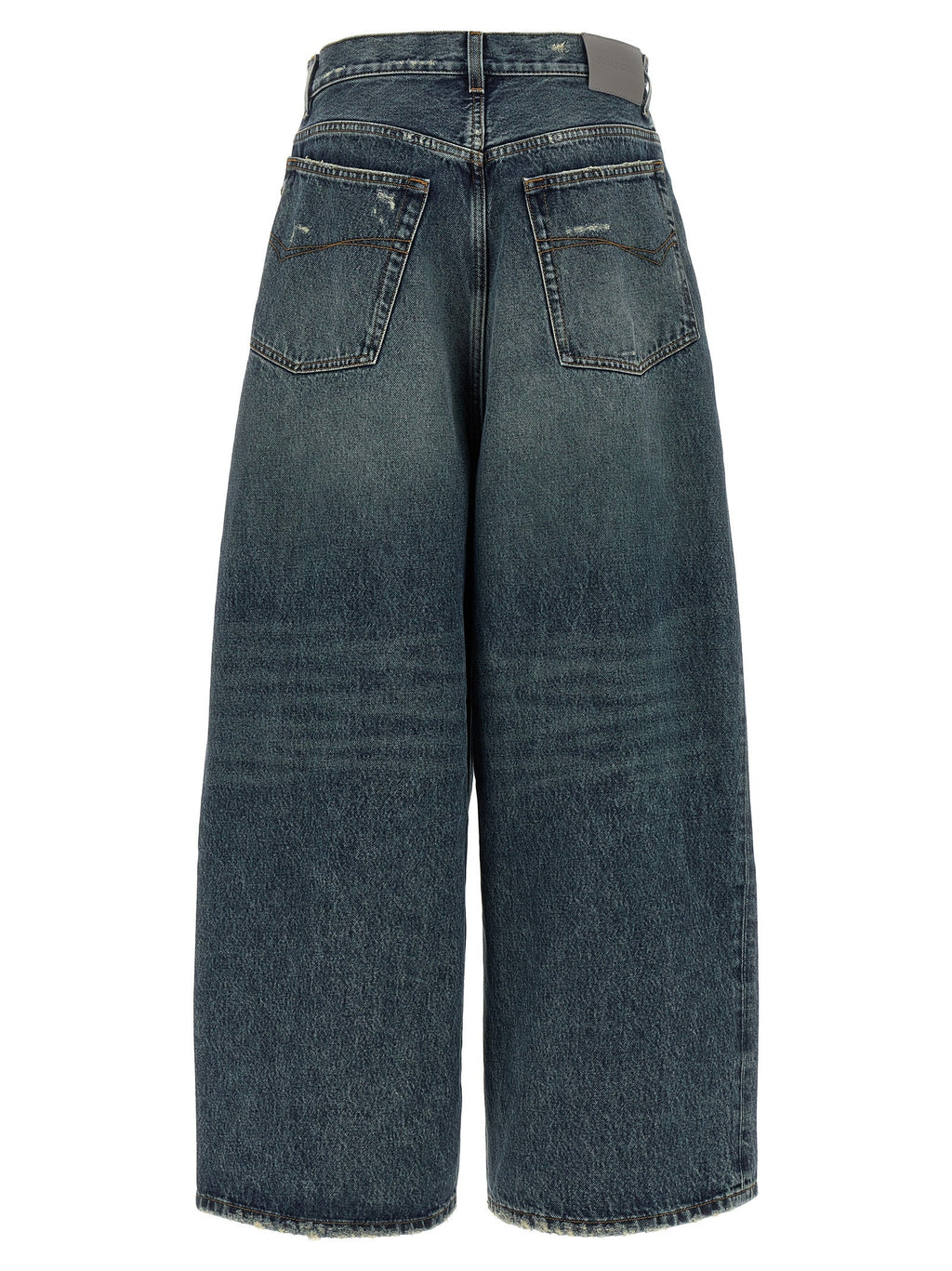Balenciaga Blue Cotton Relaxed Fit Jeans