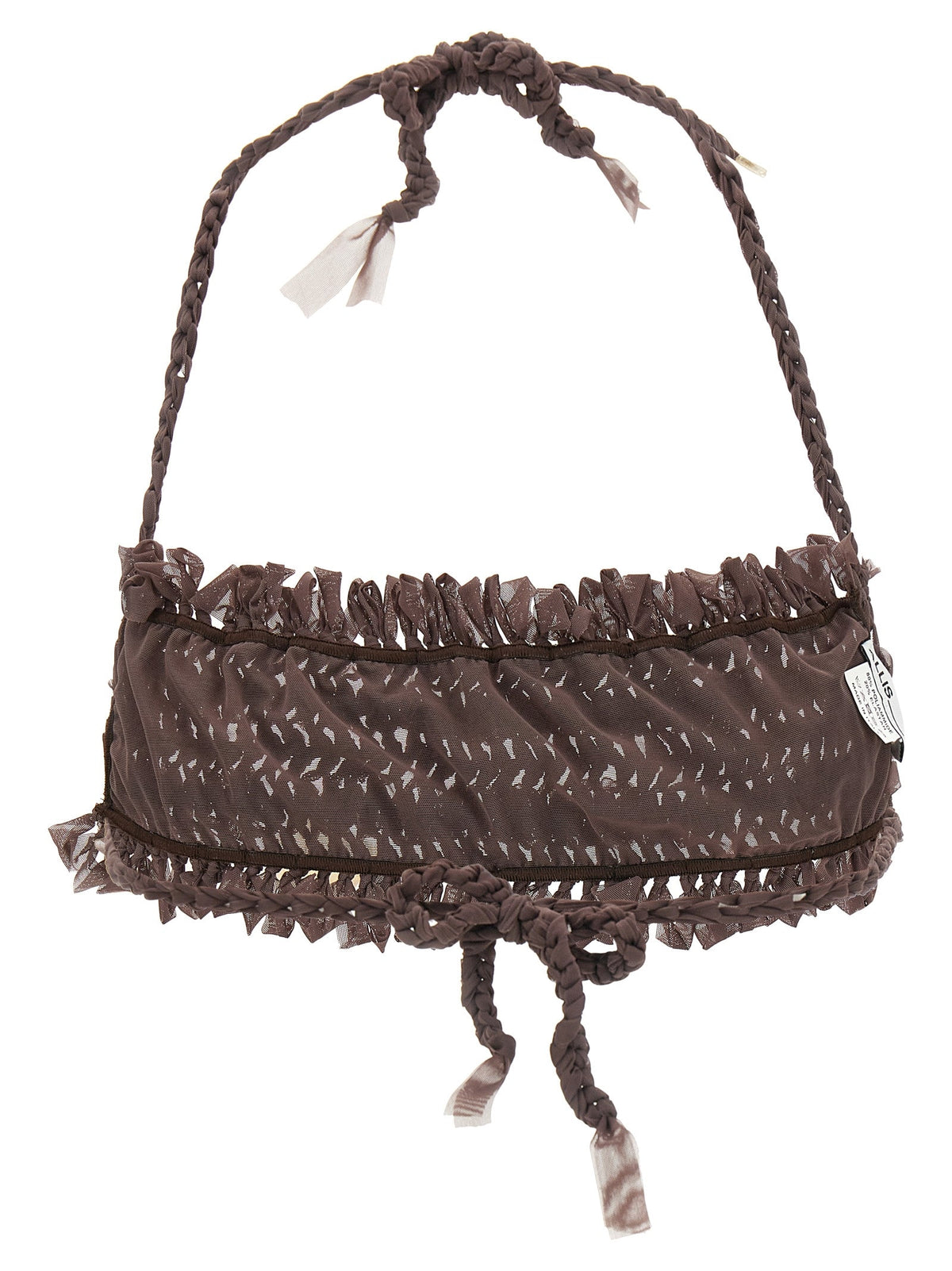 ALLIS Brown Polyester Bikini
