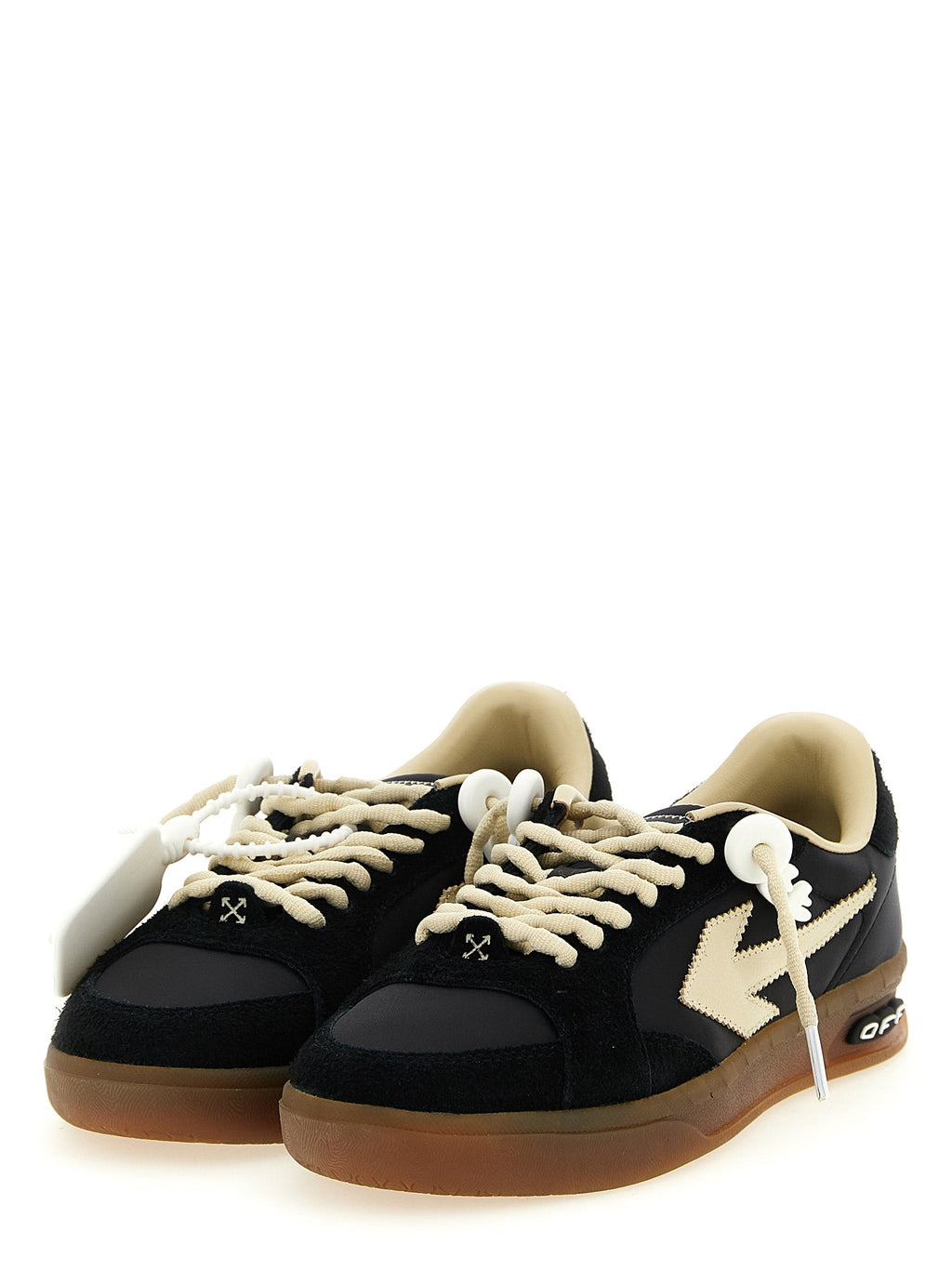 Off-White Black Nylon Athletic Sneakers
