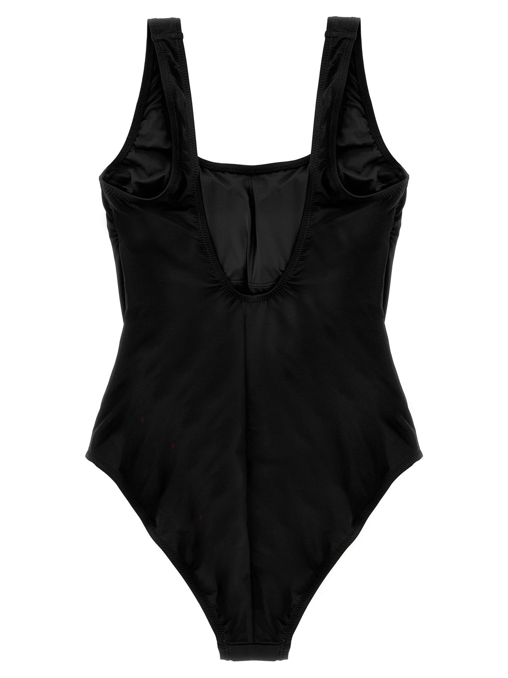 Polo Ralph Lauren Black Nylon One-Piece Swimsuit