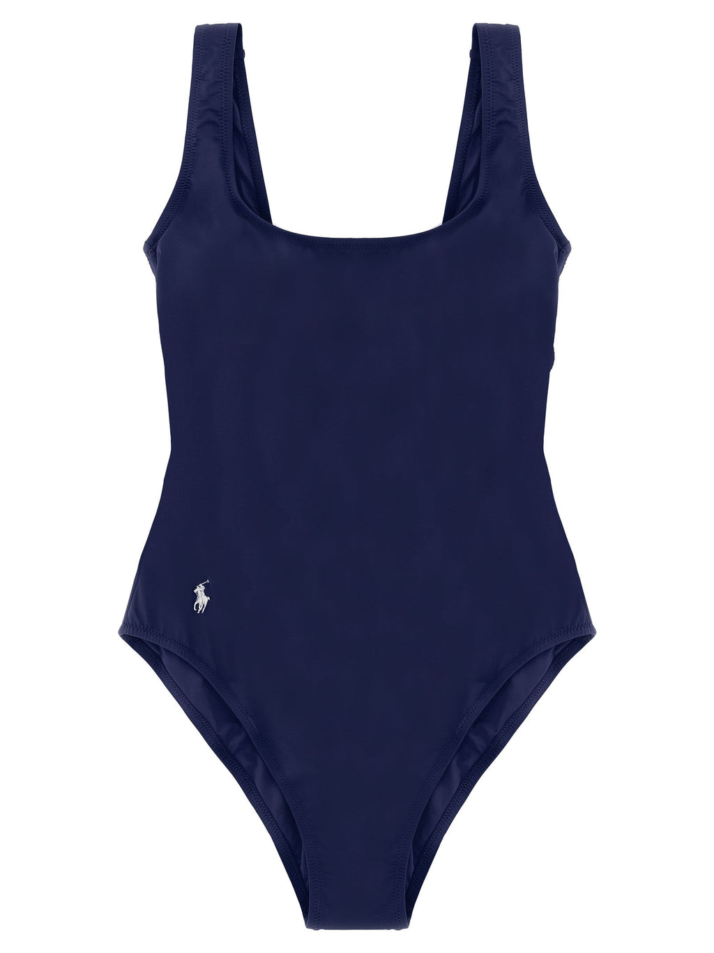 Polo Ralph Lauren Blue Nylon One-Piece Swimsuit