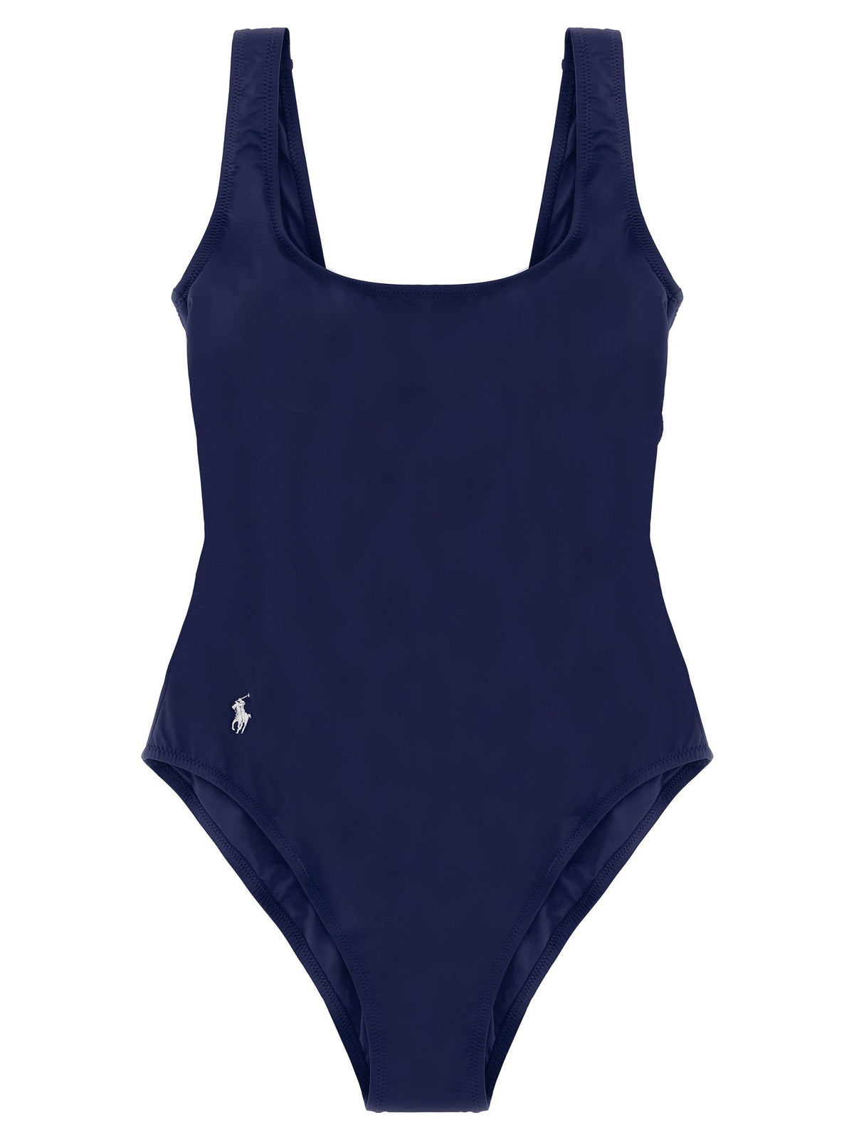 Polo Ralph Lauren Blue Nylon One-Piece Swimsuit