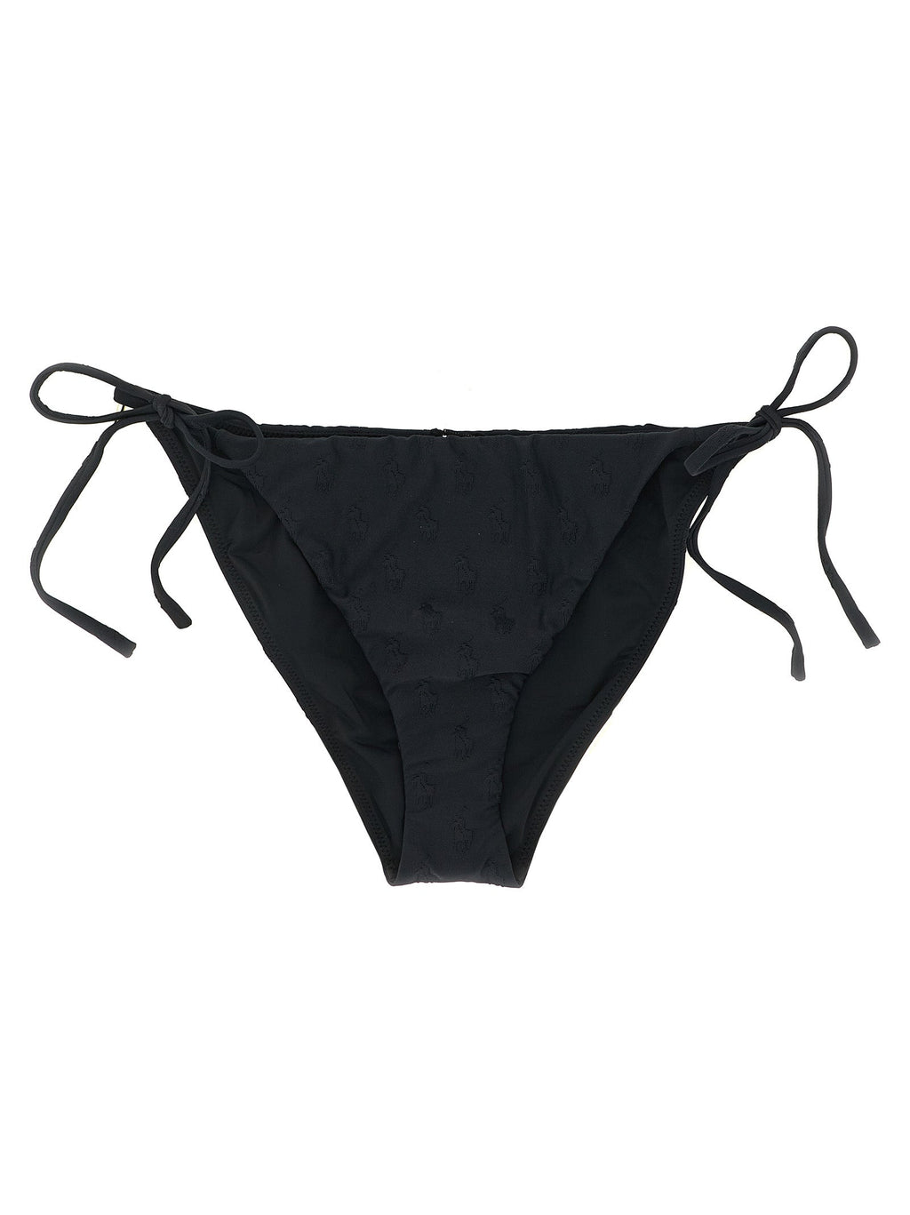 Polo Ralph Lauren Black Recycled Polyester Bikini