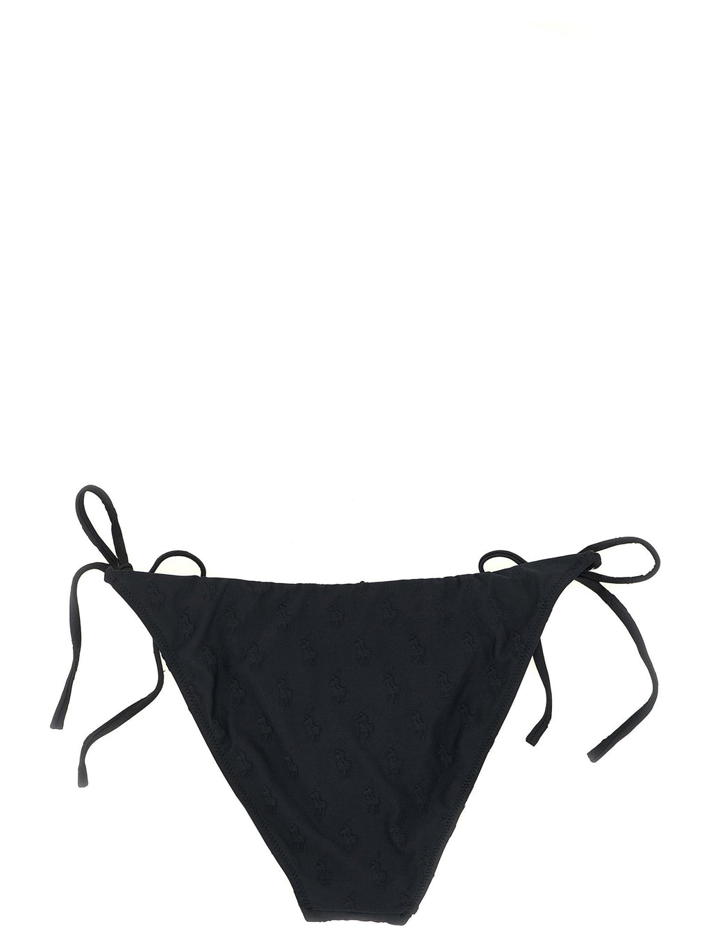 Polo Ralph Lauren Black Recycled Polyester Bikini