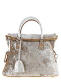 Maison Margiela Silver Lambskin Handbag
