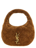 Saint Laurent Brown Calfskin Handbag