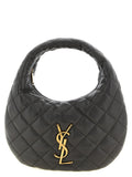 Saint Laurent Brown Lamb Leather Handbag