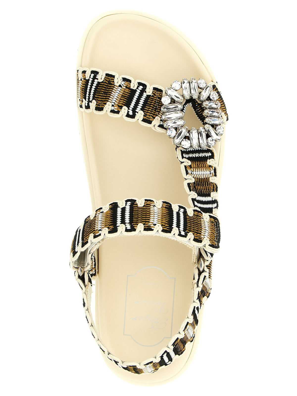 Roger Vivier Multicolor Polyester Flat Sandals