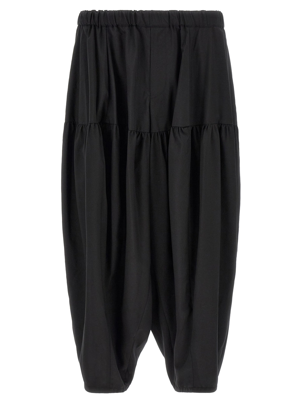 Comme Des Garçons Black Polyester Casual Pants