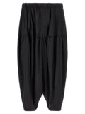 Comme Des Garçons Black Polyester Casual Pants