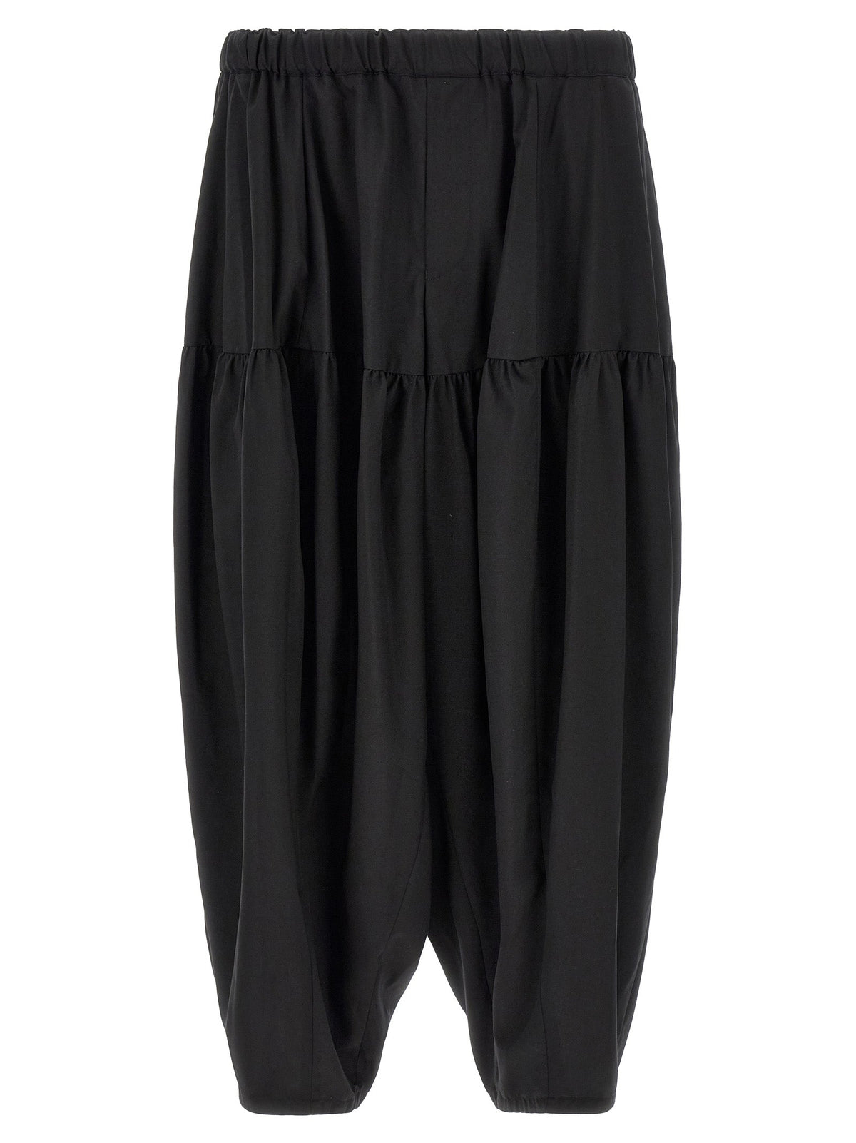 Comme Des Garçons Black Polyester Casual Pants