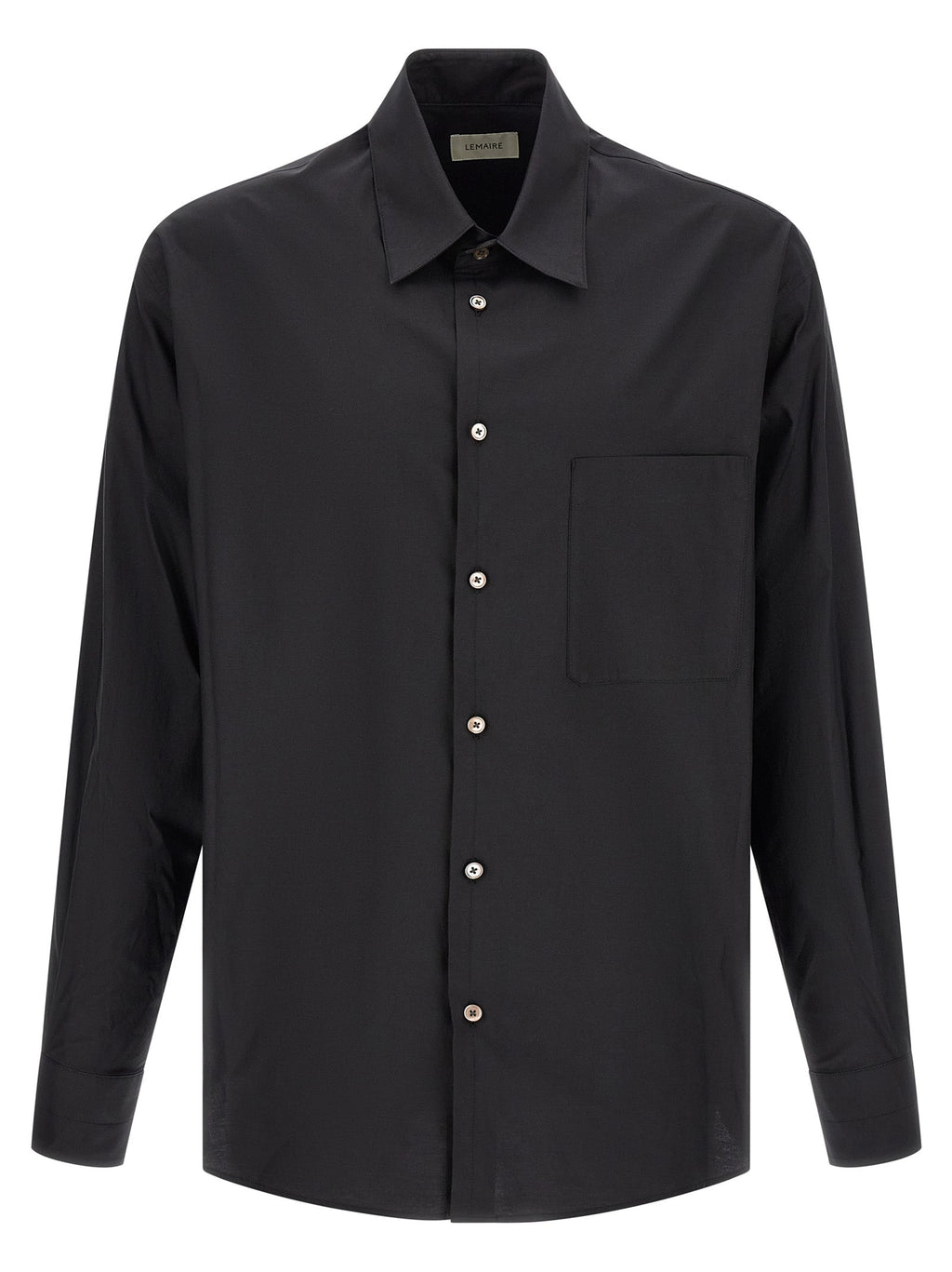 Lemaire Black Cotton Blouse