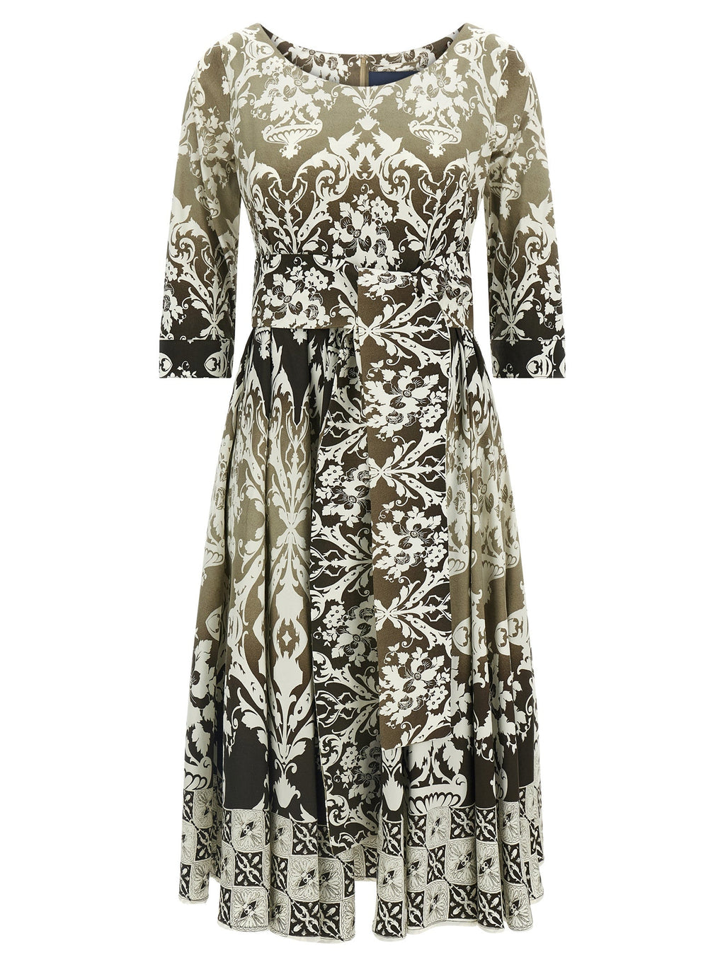 SAMANTHA SUNG Multicolor Cotton Midi Dress