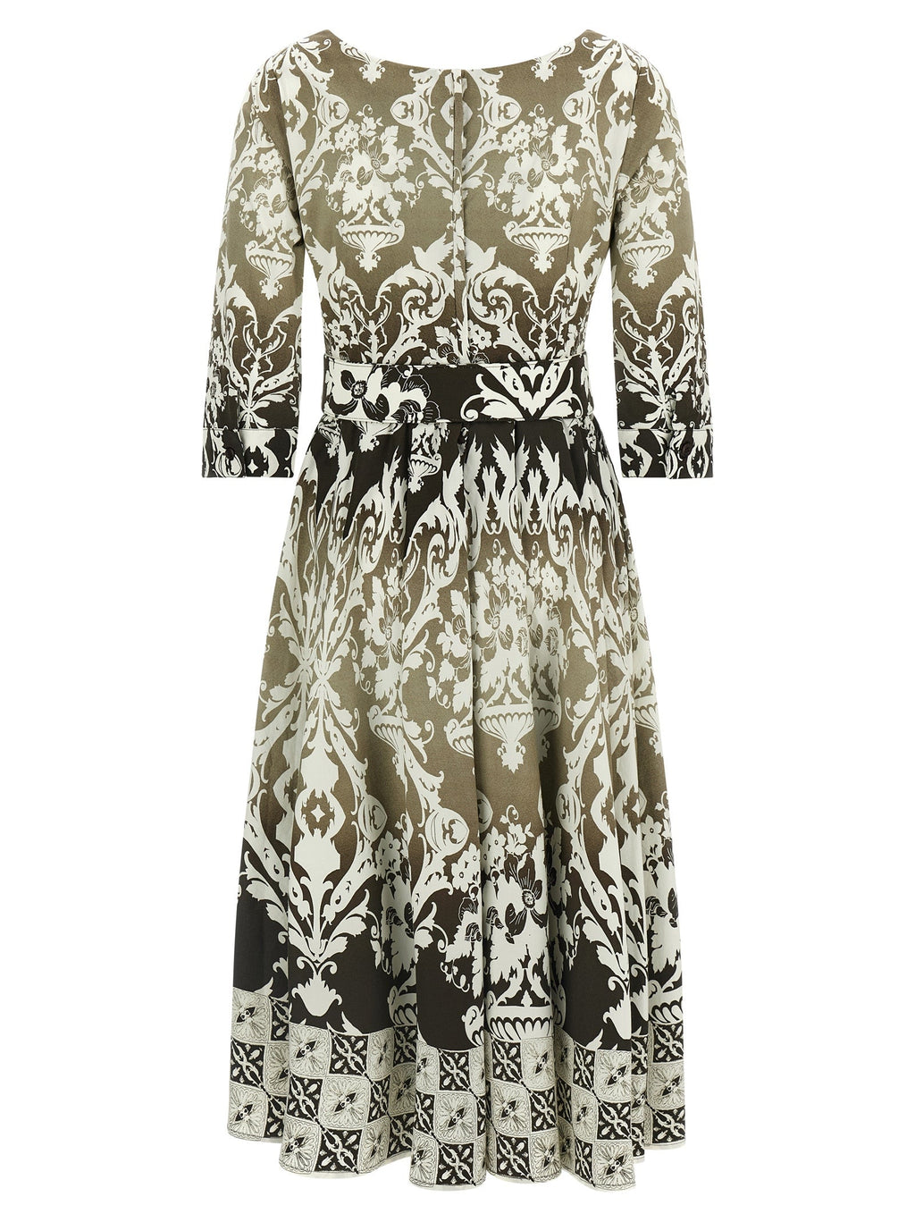 SAMANTHA SUNG Multicolor Cotton Midi Dress