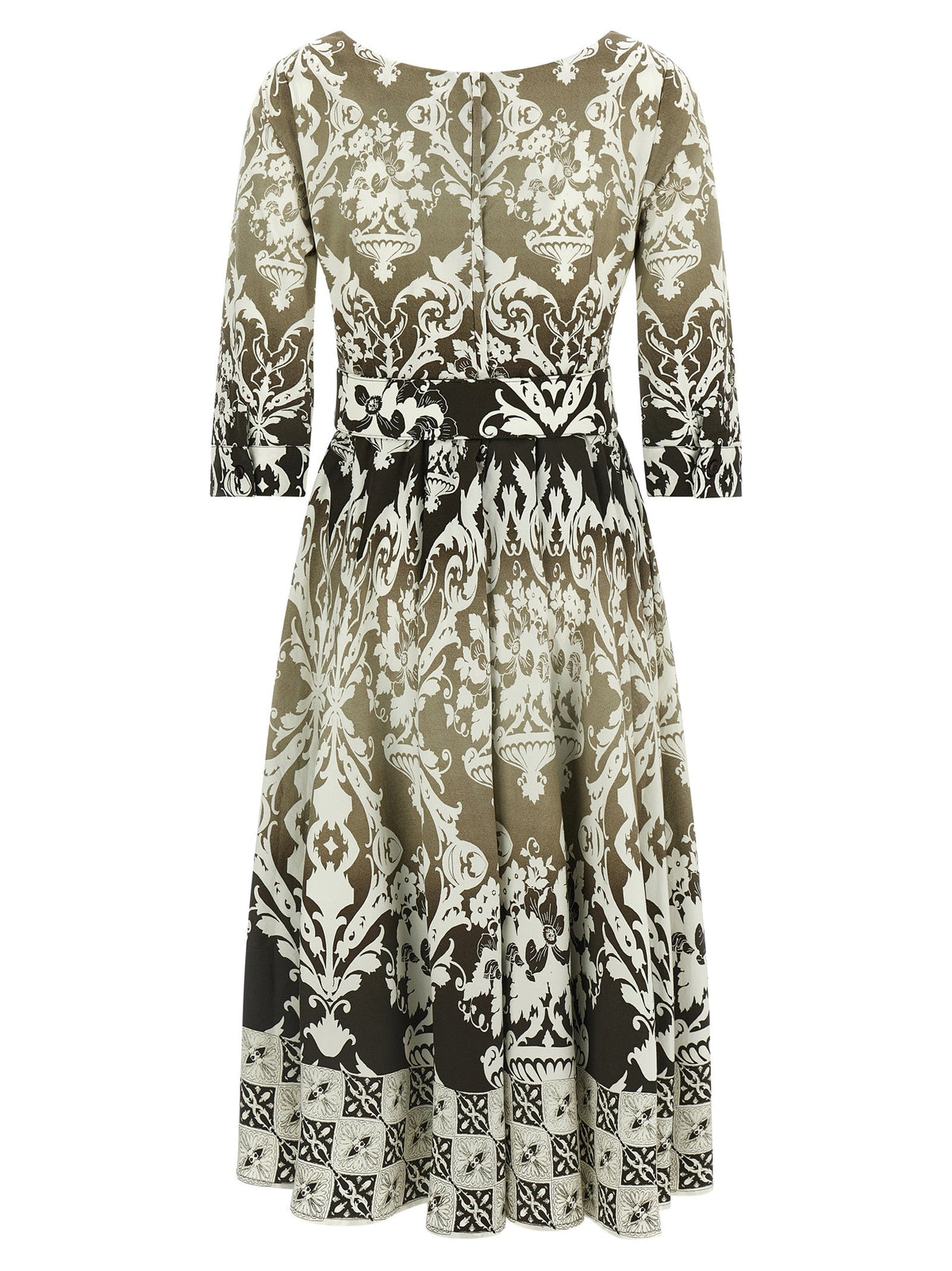 SAMANTHA SUNG Multicolor Cotton Midi Dress