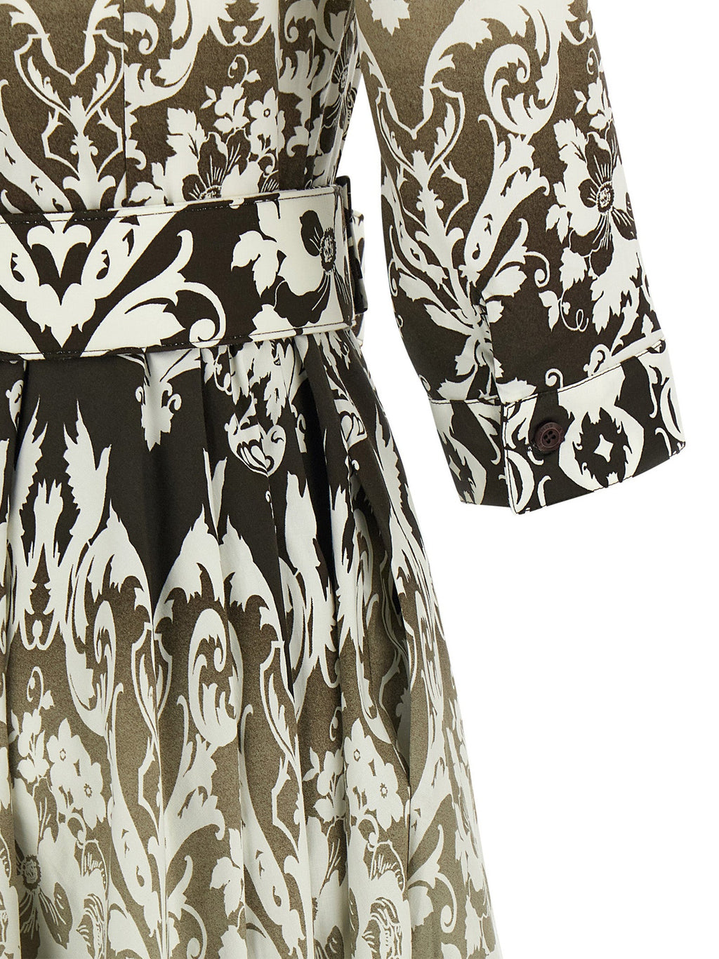 SAMANTHA SUNG Multicolor Cotton Midi Dress