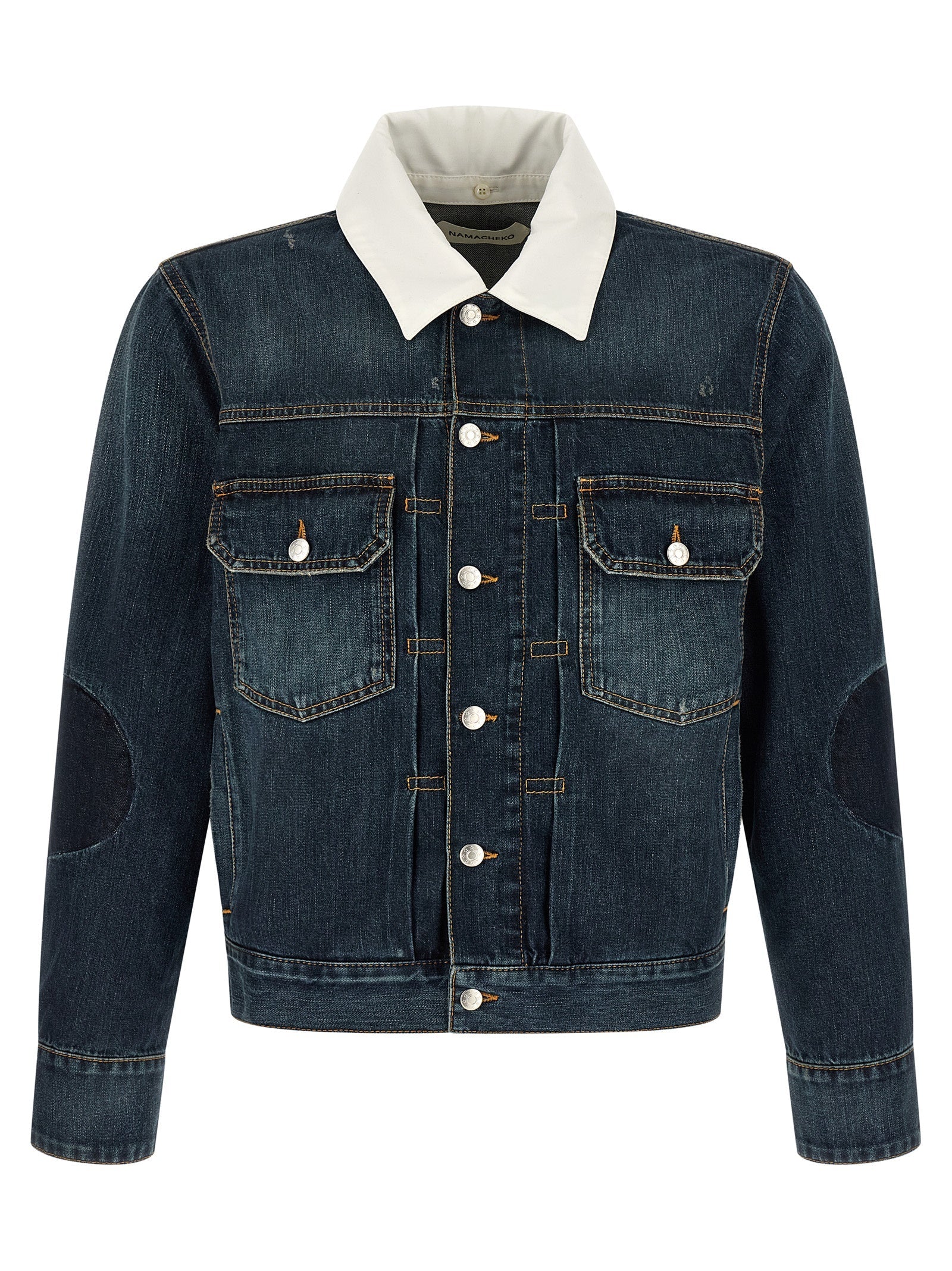 Namacheko Blue Cotton Denim Jacket