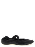 Balenciaga Black Polyester Ballet Flats
