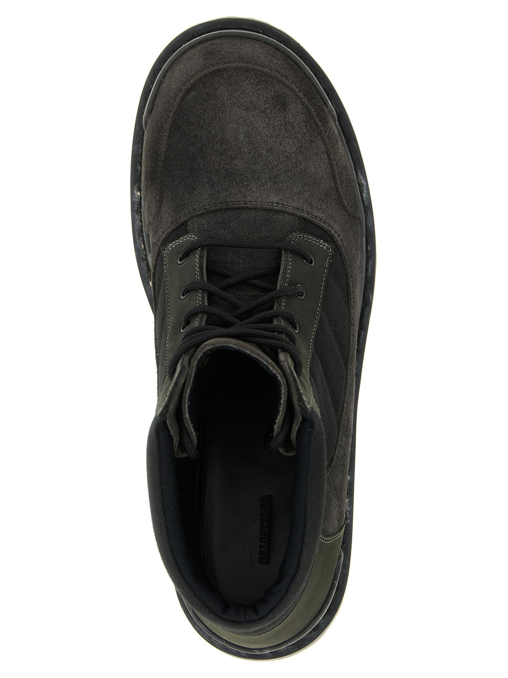 Balenciaga Brown Calfskin Ankle Boots