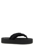 Balenciaga Black Viscose Slides