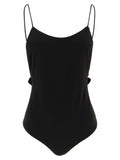 Jacquemus Black Polyamide One-Piece Swimsuit